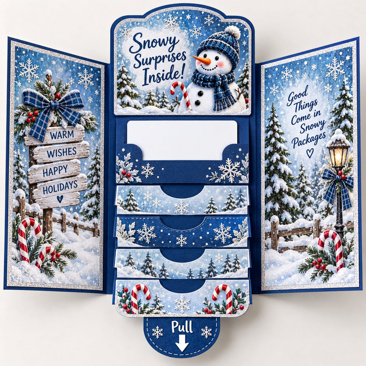 🎁Last Day 50% OFF  - 2026 New 🎅💳 Waterfall Christmas Gift Card Booklet