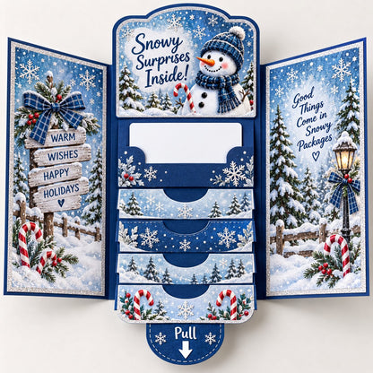 🎁Last Day 50% OFF  - 2026 New 🎅💳 Waterfall Christmas Gift Card Booklet