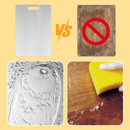 Stainless Steel Double Sided Chopping Board