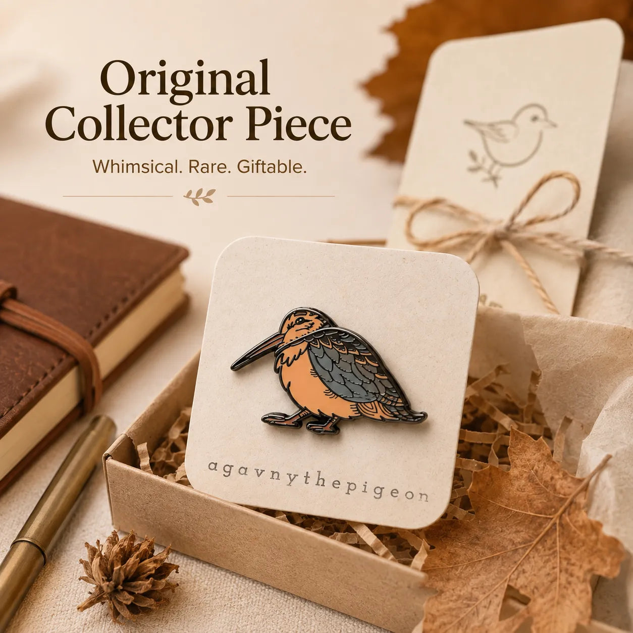 ⏳ Last Day 49% OFF – 🐦 Waddlin' Timberdoodle Kinetic Enamel Pin | Double-Layer Moving Woodcock Design with Hidden Sliding Track & Dual-Pin Lock ✨