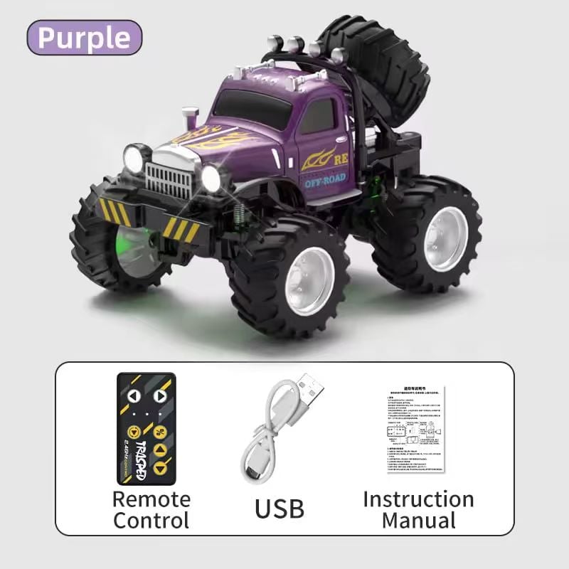 🎁Last Day Promotion 49% OFF-1:64 Mini JJRC Alloy Big Foot Off - Road Short Card RC Car