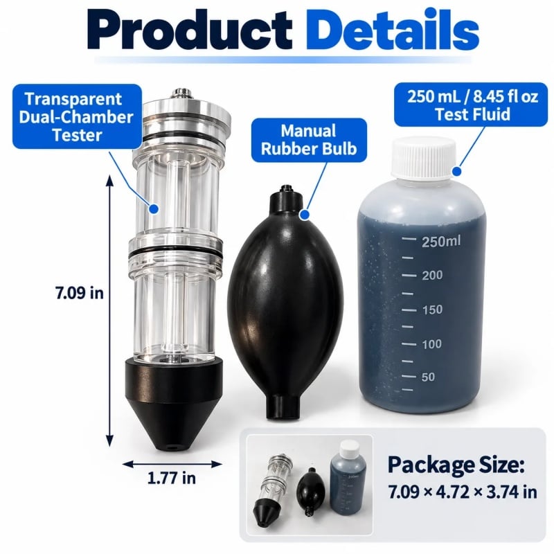 ⏰Limited Stock 60% OFF🚗🧪 Combustion Leak Tester — Quickly Detect Exhaust Gas Leaks in Your Cooling System!
