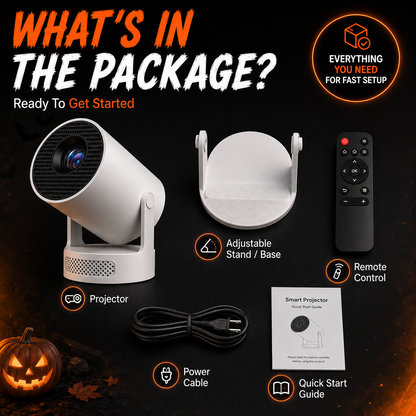 Halloween window projector