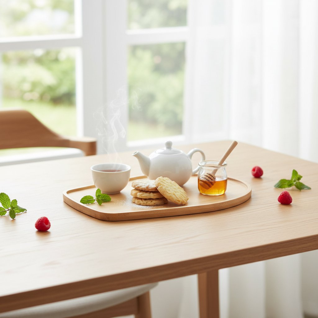 BUY 2 SAVE 5% FREE SHIPPING🔥🔥 Handmade Bamboo Mixer Mobile Tray, Waterproof, Anti-Slip & Corrosion-Resistant