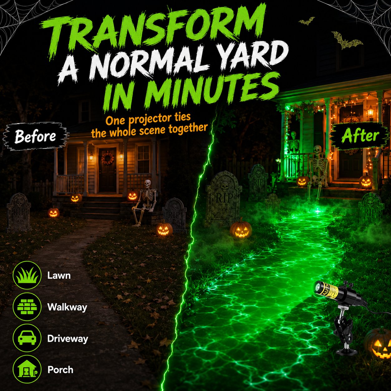 Green Swamp Laser Light