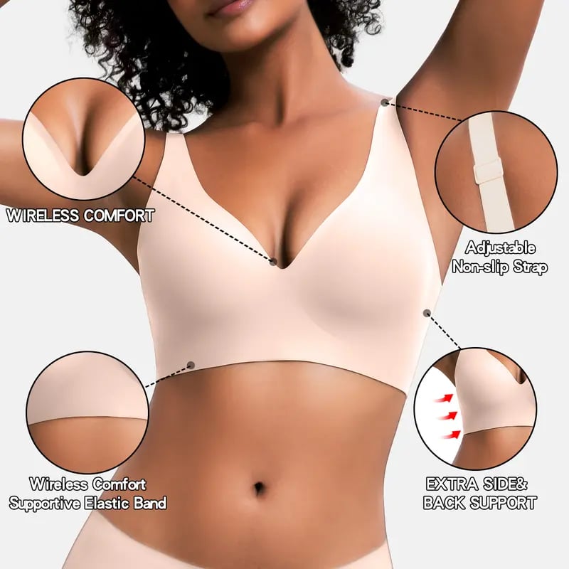 🔥49% OFF This Week Promotions🎉🎉2025 Womens Comfortable Push Up Wireless Bras