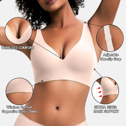 🔥49% OFF This Week Promotions🎉🎉2025 Womens Comfortable Push Up Wireless Bras