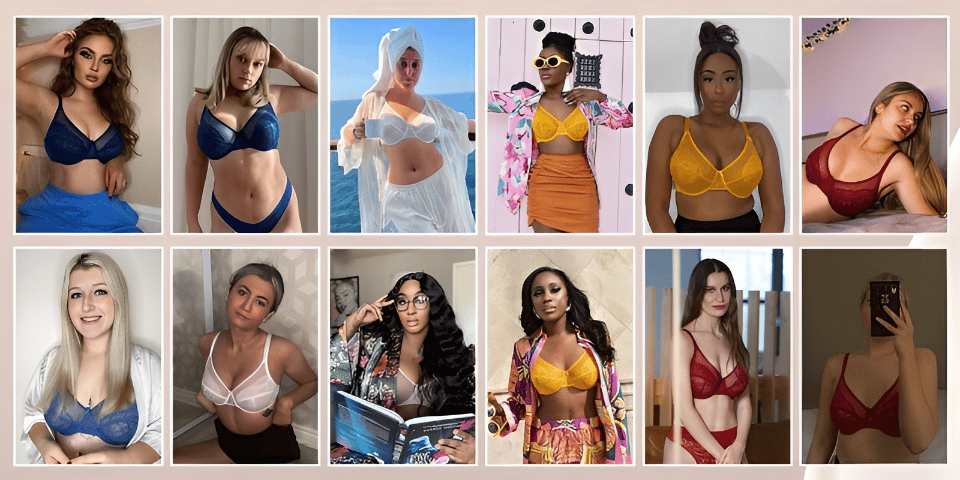 🔥🔥Floral Lace Plus Size Underwire Unlined Unpadded Minimizer Full Coverage Bra