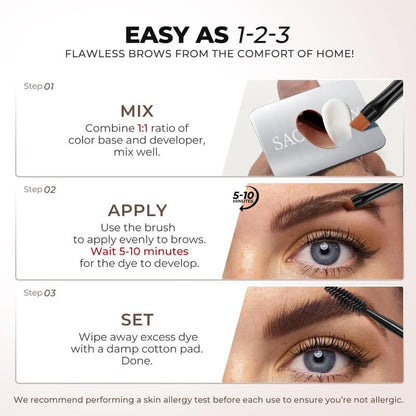 Semi-Permanent Eyebrow Tint Kit 🌟