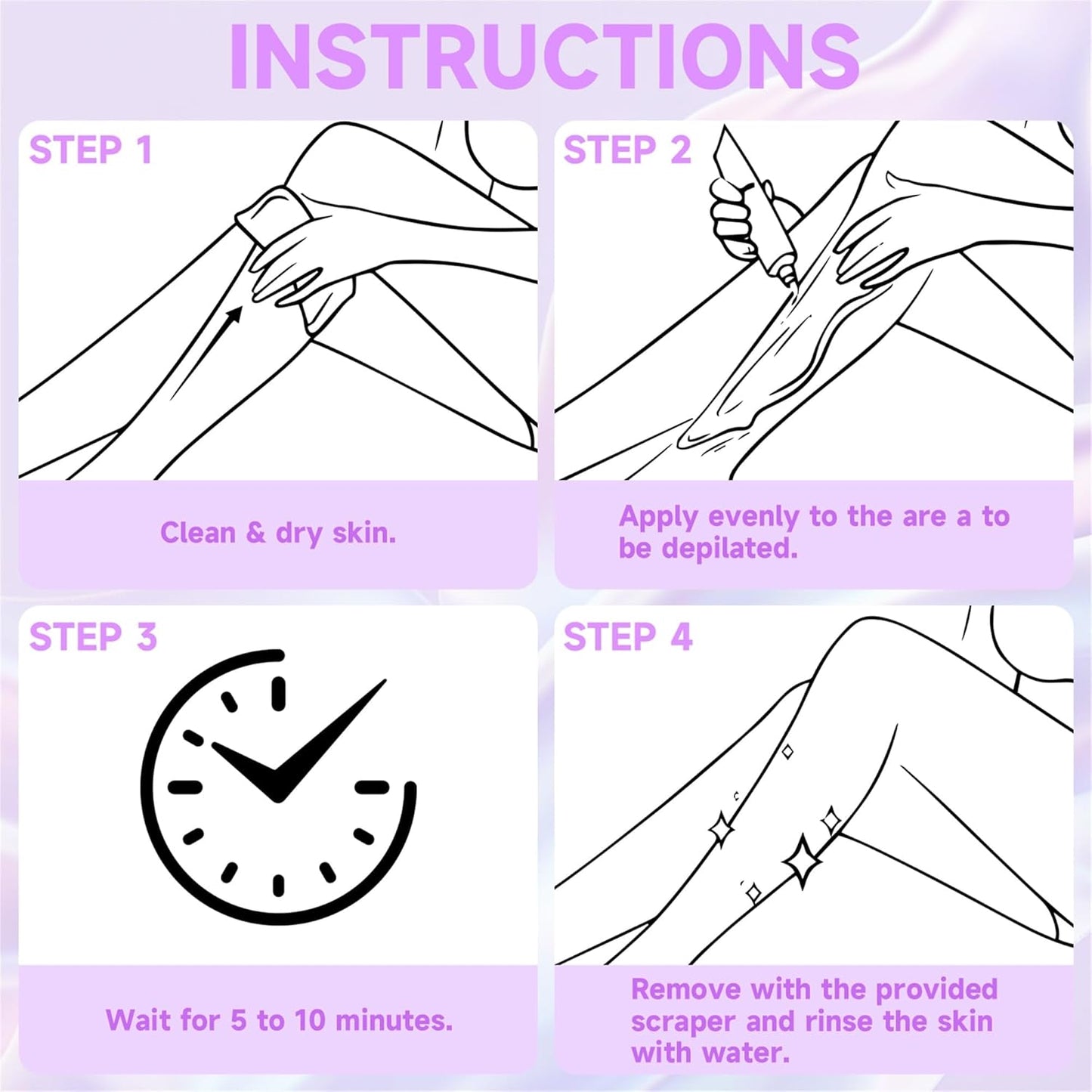 Ahlet Hair Removal Cream for Men and Women Sensitive Skin