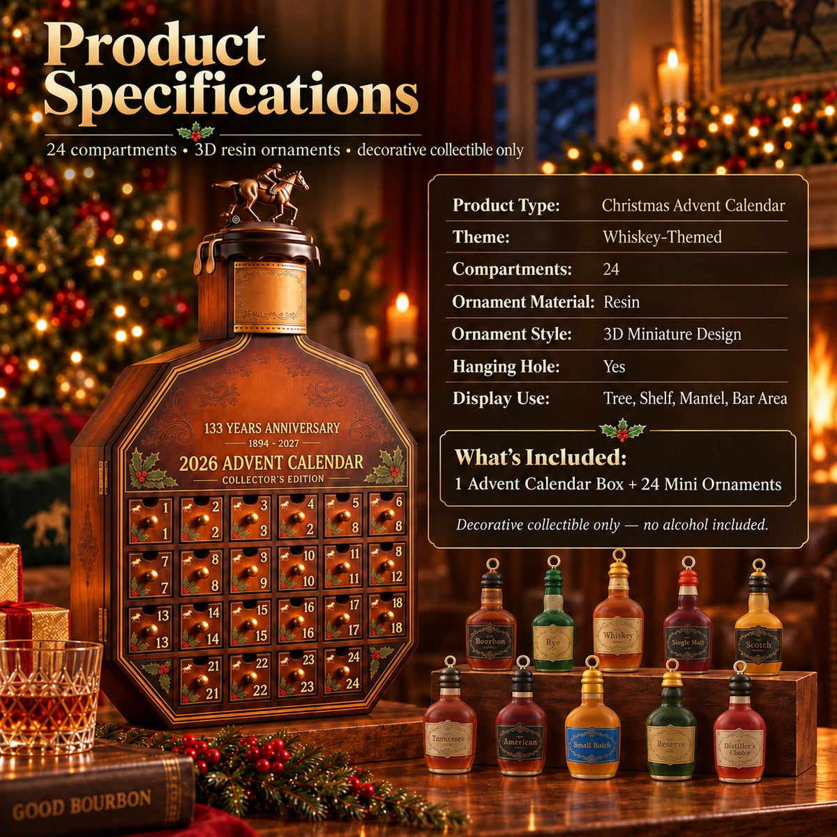 🎄Whiskey-Adventskalender zum 133. Jubiläum