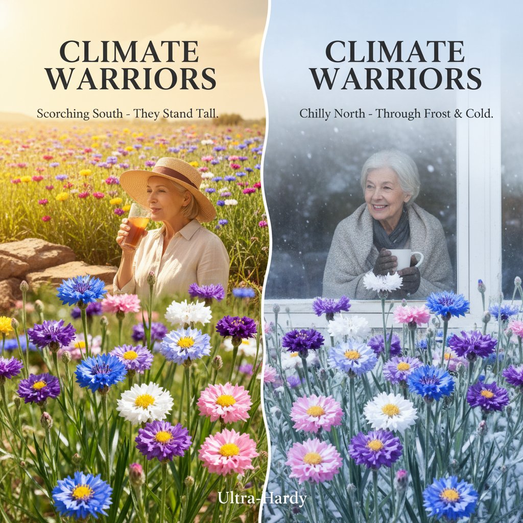 🌼 Unstoppable Cornflower Seeds – Premium Wildflowers That Grow Anywhere!