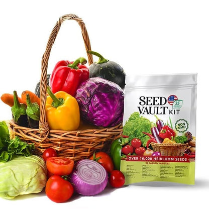 Last Day 49% OFF-Vegetable Seed Vault Kit | 35 Variety Pack