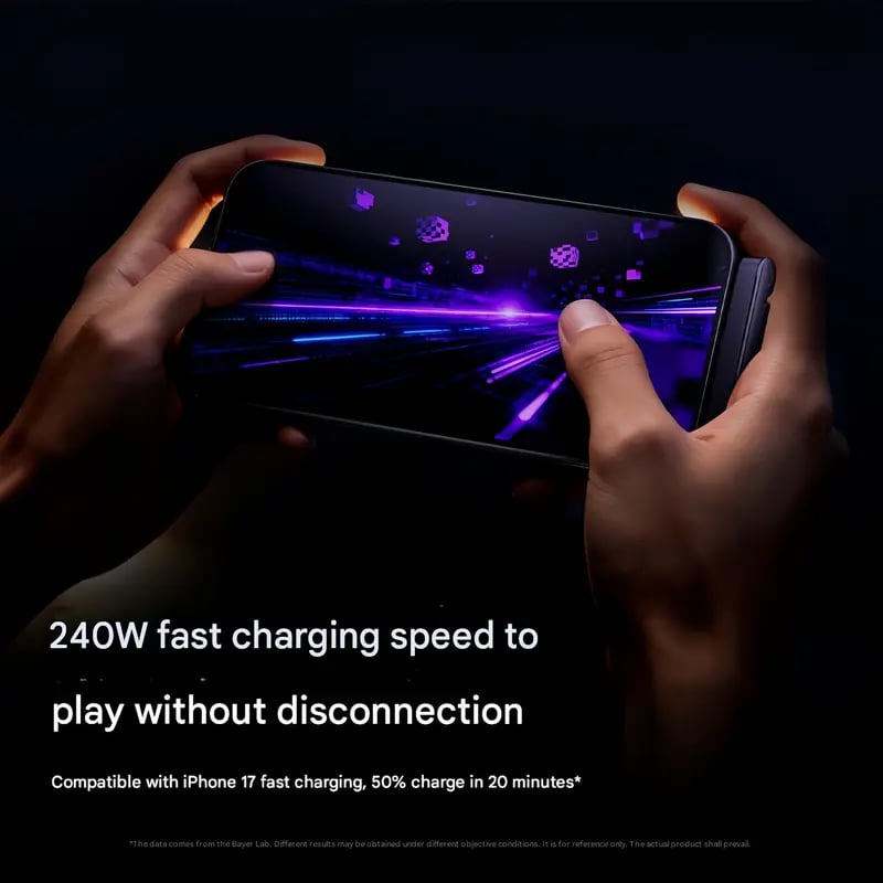 ⏰Last Day 49% OFF🔥🎁240W Super Fast Charging 2-in-1 Charging Cable & Phone Stand