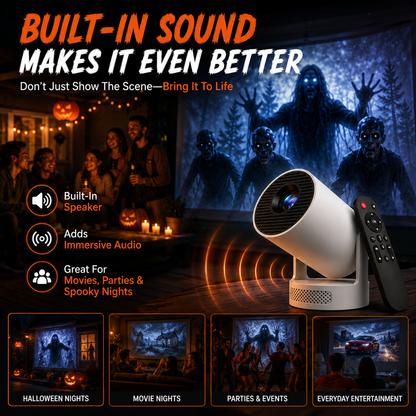 Halloween window projector