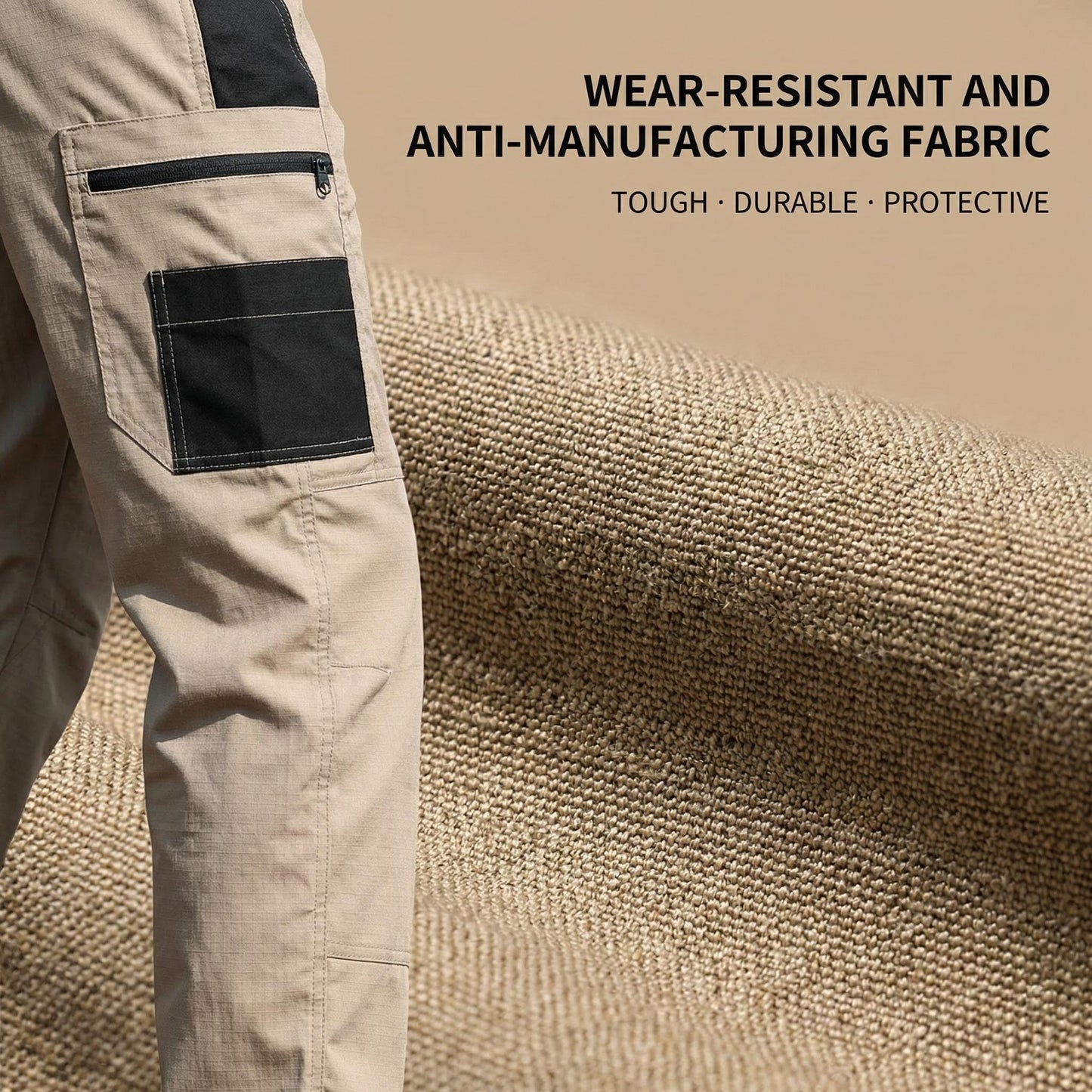Ahlet™ Indestructible Tactical Pants - Ripstop & Water-Resistant Work Cargoes