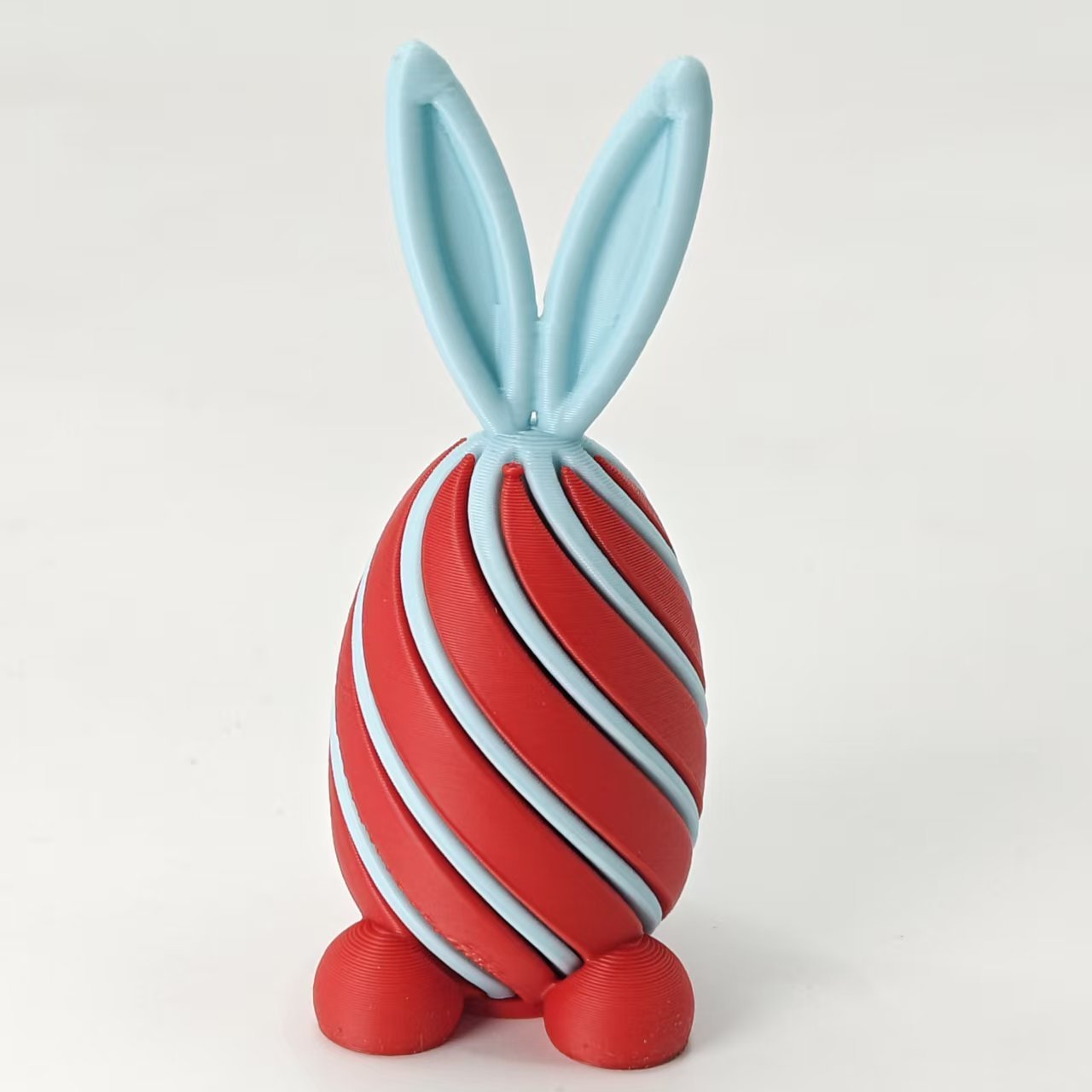 🐰🎉 3D Printed Easter Bunny Egg Fun Rotating Toy