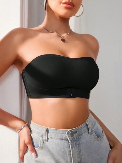 🏆#1 Bestselling🏆Women's Strapless Bra Front Closure Silicone Padded Camisole Bra