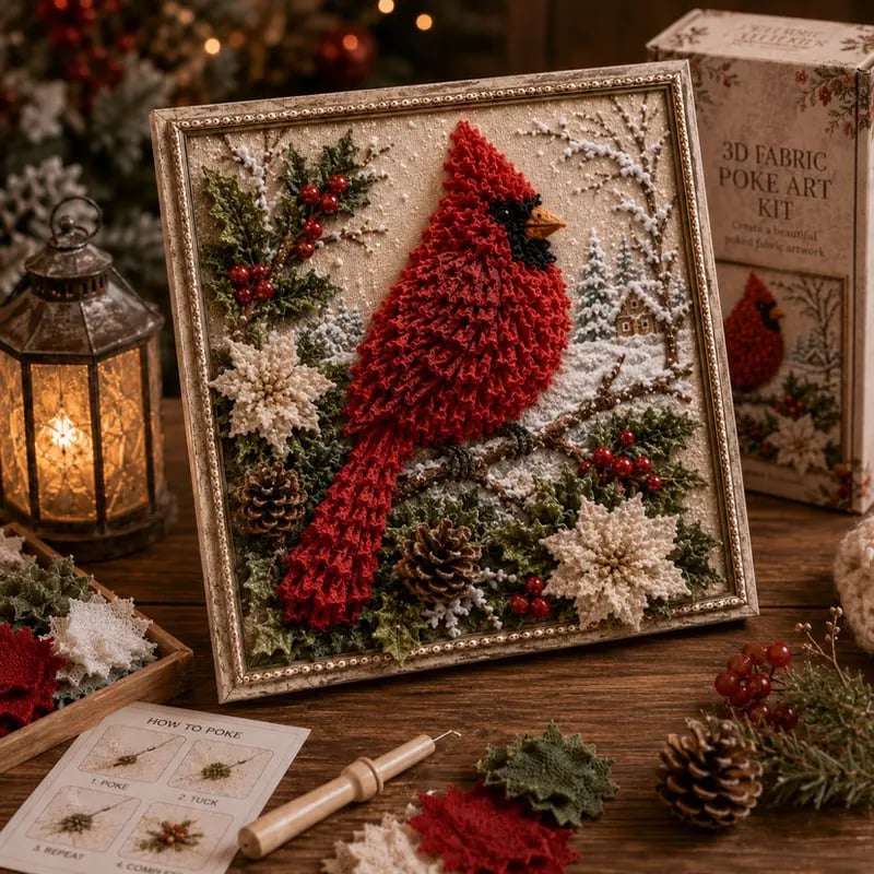 3D Snowman Christmas Art Kit