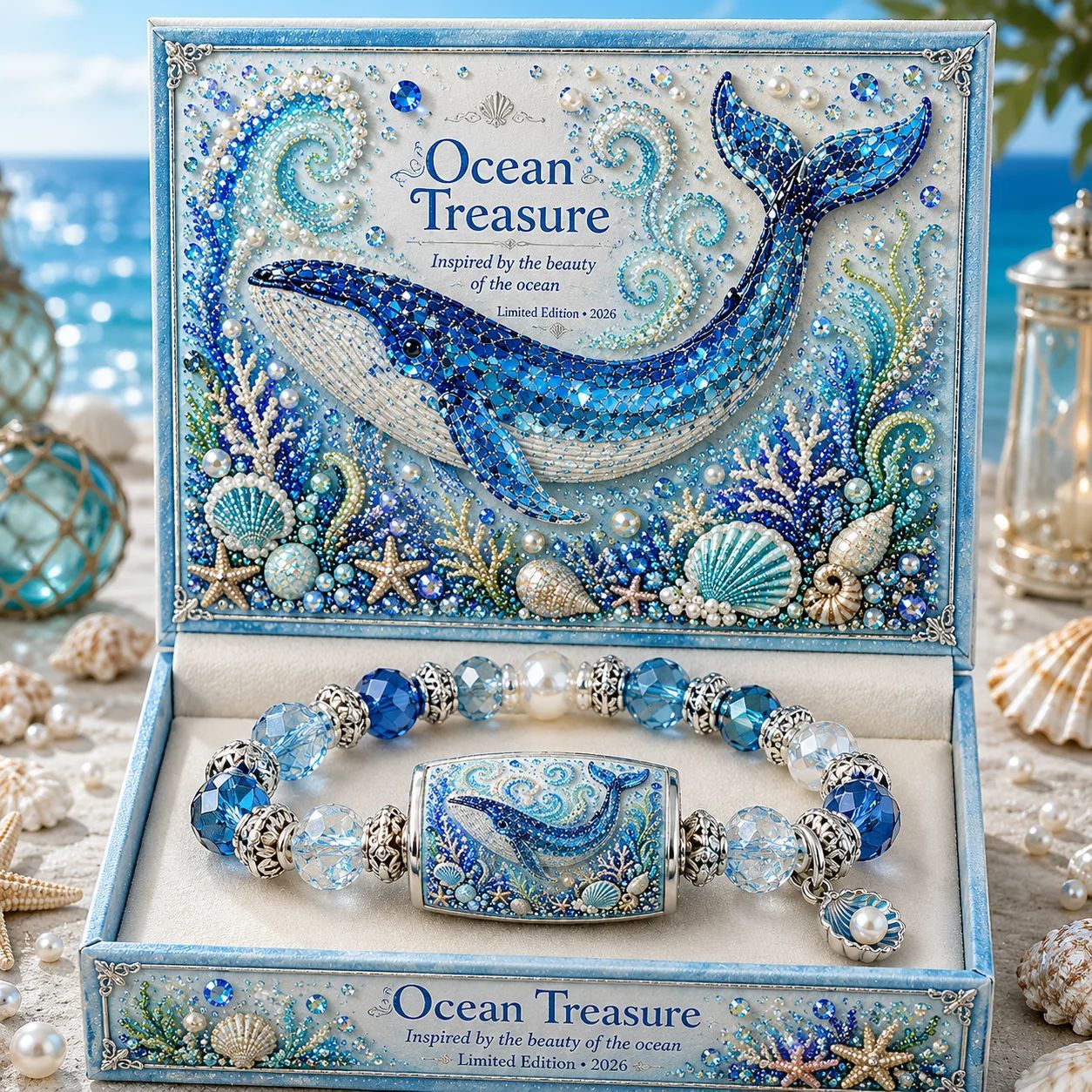 🌊 Ocean Guardian Bracelet Collection | 7 Marine Creature Designs, Gemstone-Style Beads & Matching Sea Charms 🐚✨