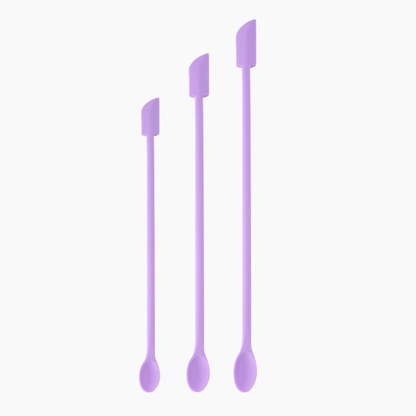 3PCS Silicone Makeup Spatula Mini Cosmetic Scoop