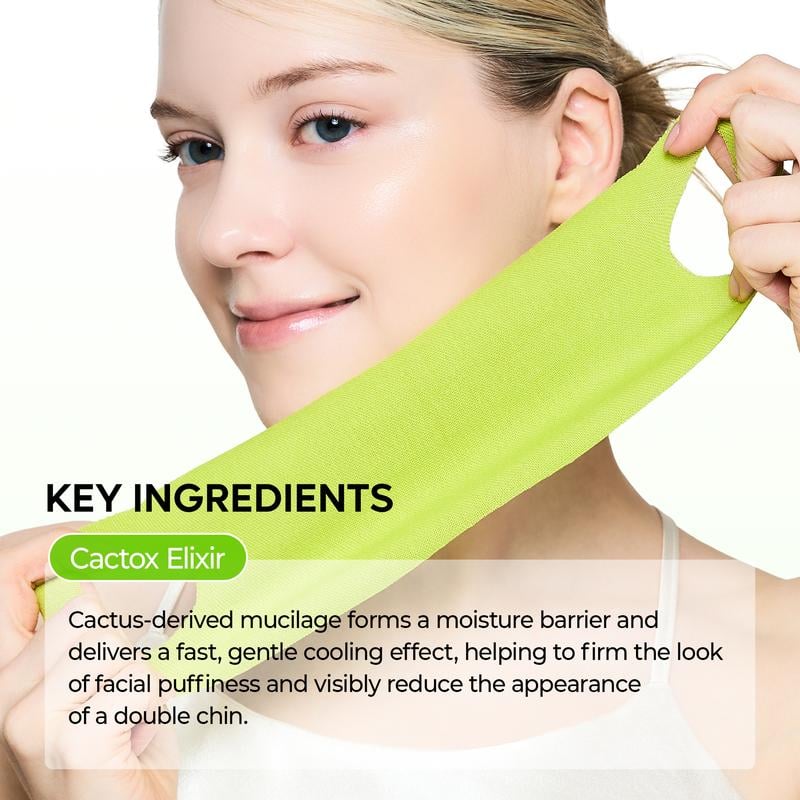 🎊BIG SALE🎊V-LIFTING MEWING BAND with Cactus Cooling Reduce Puffiness & Pore Tightening for Visible Pore Care Skin Repair