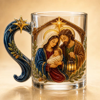 ⏳ Last Day 49% OFF – ✝️ 3D Christian Devotional Glass Mug Collection