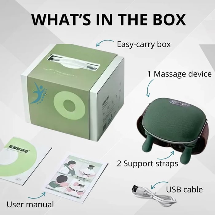 3D Shiatsu Neck & Shoulder Massager with Soothing Heat