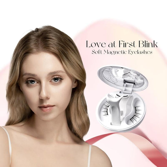 💖Summer Hot Sale - Soft Magnetic Eyelashes All-in-One Box, Reusable