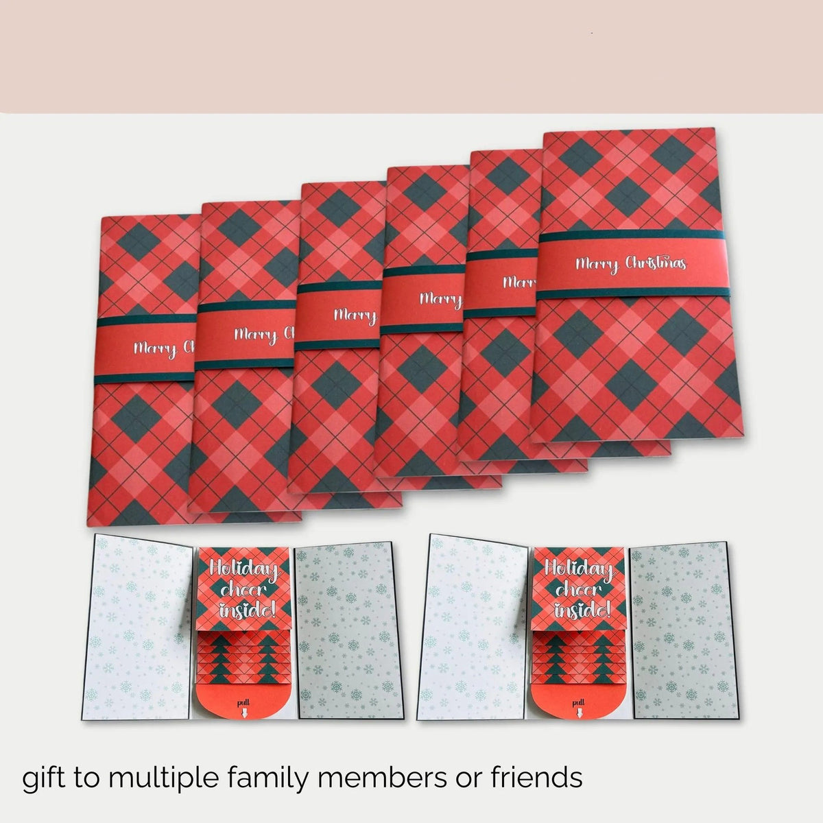 🎁Last Day 50% OFF  - 2026 New 🎅💳 Waterfall Christmas Gift Card Booklet