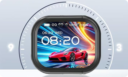 K10-AI-translator earbuds with smart display