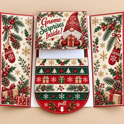 🎁Last Day 50% OFF  - 2026 New 🎅💳 Waterfall Christmas Gift Card Booklet