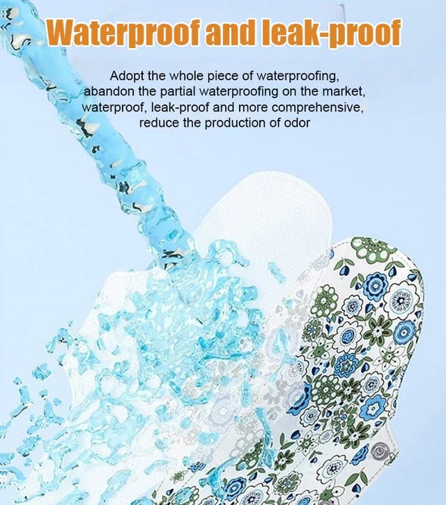 💖Reusable pads that can be used for at least 4 years (Random color)