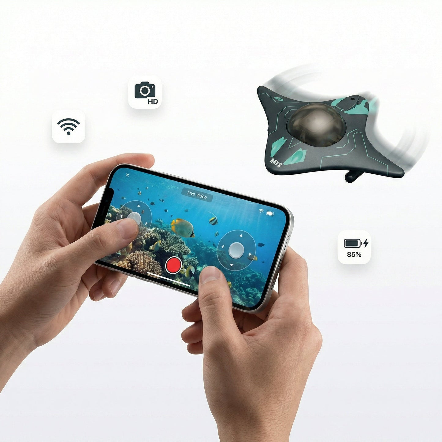 Ahlet™ App Controlled Rc Boat