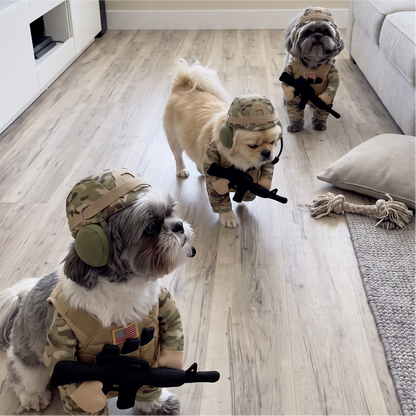 🔥 Limited-Time 50% OFF✨Pet Tactical Soldier Uniform