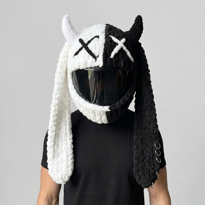 🧶 50% OFF Handmade Knitted Motorcycle Helmet Cover – Fun Cozy Helmet Sweater