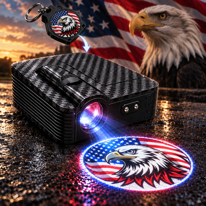 Make every time you open the door more personalized with military-style door projection lights.