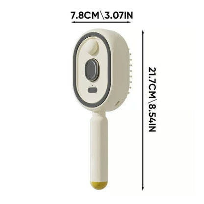 💨 Electric Spray Air Cushion Massage Comb |💆‍♀️ Anti-Static Detangling Hair Brush with Soothing Mist