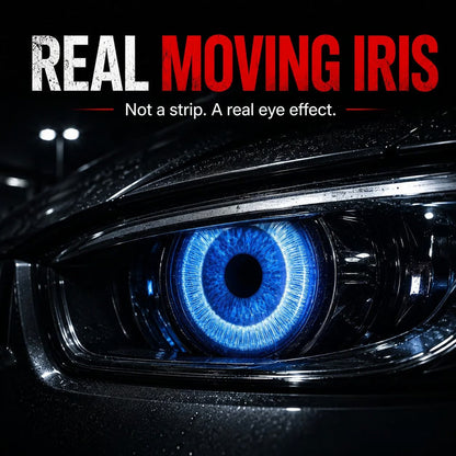 Demon Eye RGB Headlight Kit – Animated Iris Car Lighting Upgrade