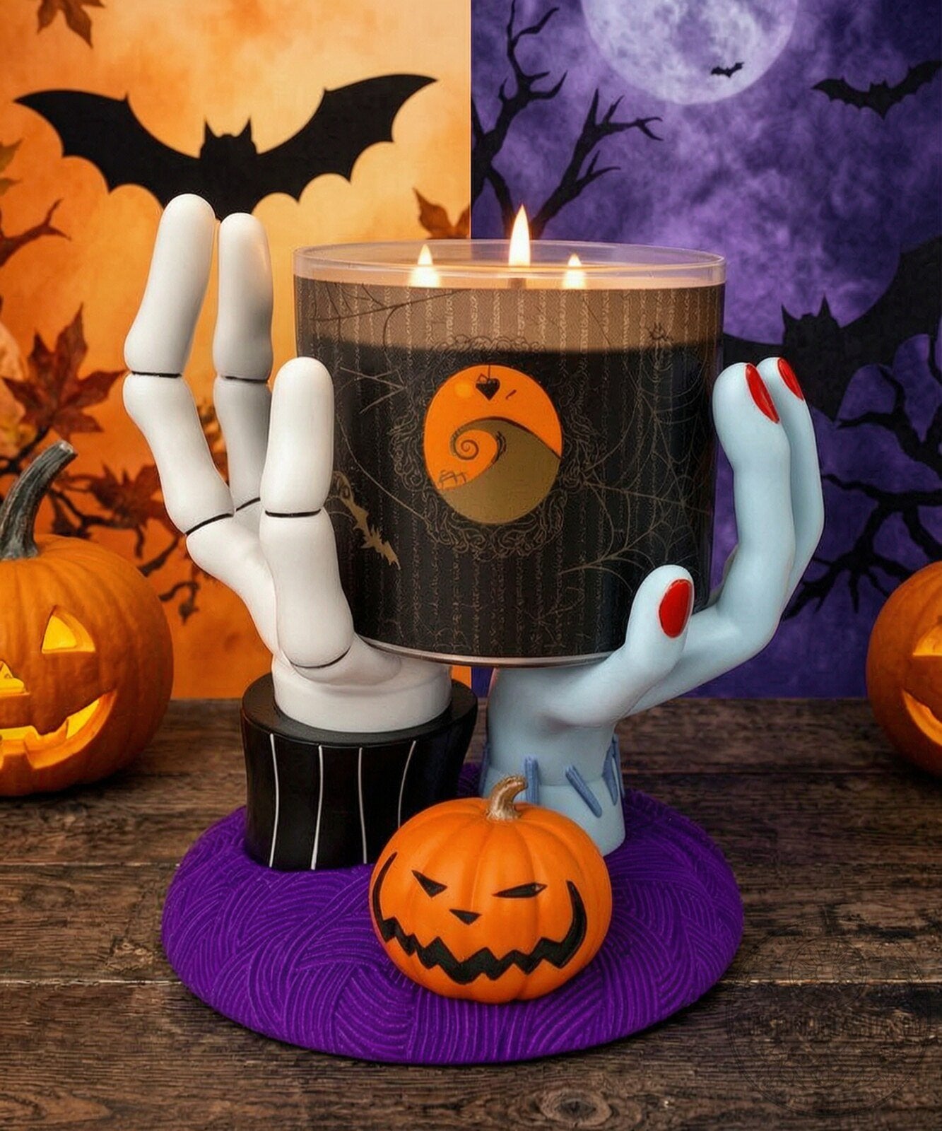 🔥 Limited-Time 50% OFF✨Skull Hand Candlesticks for the 2026 Christmas Season