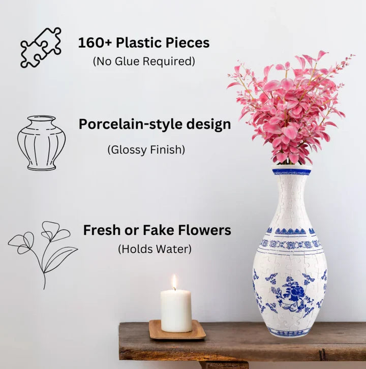 Stunning 3D puzzle vase