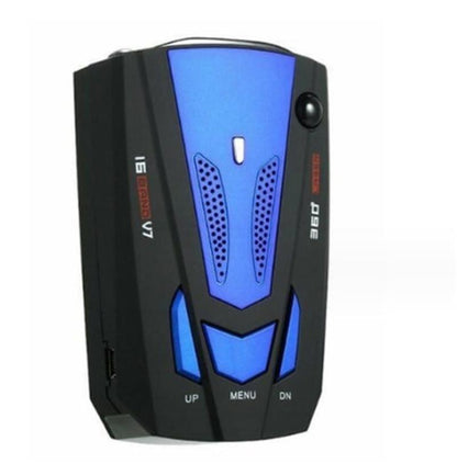 🚗V7 Multi-Band Radar Alert Detector – Voice & LED Alerts with City/Highway Modes