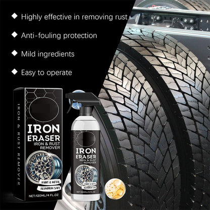⚡ Professional Auto Rust Remover Spray – Instant Rust Dissolver & Metal Stain Cleaner 🚗✨
