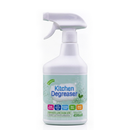 Heavy-Duty Kitchen Degreaser Spray 💨 Ultra-Fast Grease & Grime Remover for Stovetops & Ovens ✨
