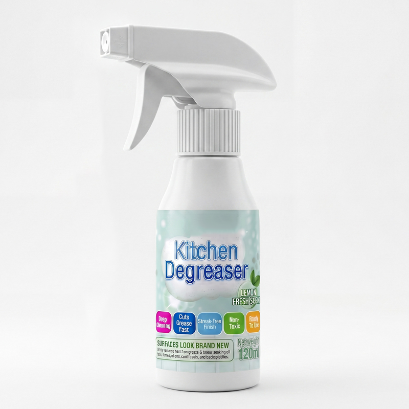 Heavy-Duty Kitchen Degreaser Spray 💨 Ultra-Fast Grease & Grime Remover for Stovetops & Ovens ✨
