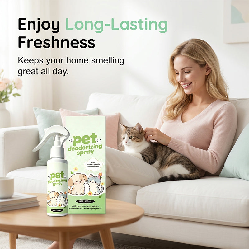 🐾Multi-Purpose Pet Odor Eliminator Spray | Instant Urine & Smell Remover