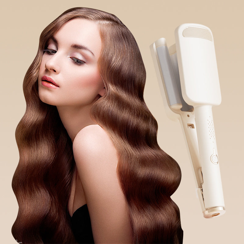 🌸✨ LIMITED-TIME 50% OFF! ✨ 32MM Wavy Hair Curler – Big Bouncy Curls, 4 Adjustable Heat Settings & Negative Ion Care – Salon-Quality Styling at Home 💇‍♀️