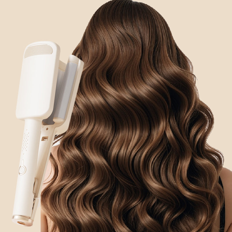 🌸✨ LIMITED-TIME 50% OFF! ✨ 32MM Wavy Hair Curler – Big Bouncy Curls, 4 Adjustable Heat Settings & Negative Ion Care – Salon-Quality Styling at Home 💇‍♀️