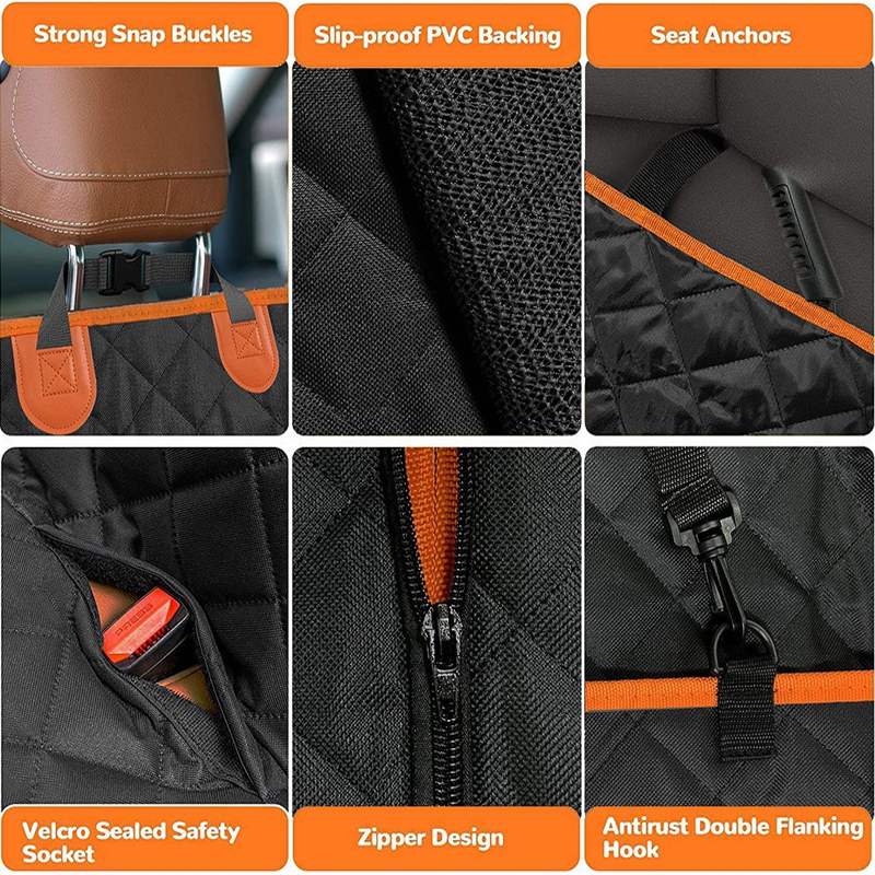 📢📢 50% OFF🐾 Waterproof Dog Car Back Seat Cover – Waterproof, Anti-slip, Convertible 🐶